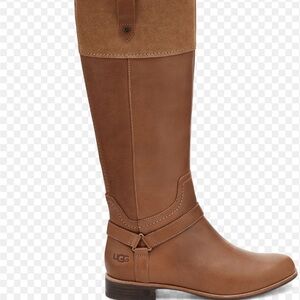 Like New In Box UGG Olinda Women's Tan Over the Knee Boots Size 9